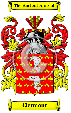 Clermont Family Crest/Coat of Arms