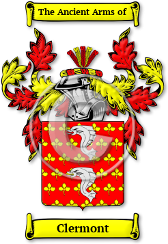 Clermont Family Crest Download (jpg) Legacy Series - 150 DPI