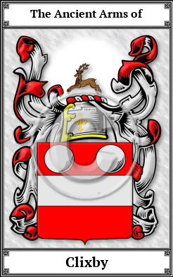 Clixby Family Crest Download (JPG)  Book Plated - 150 DPI