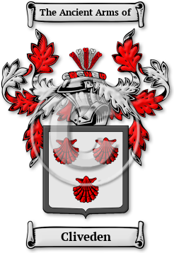 Cliveden Family Crest Download (jpg) Legacy Series - 150 DPI