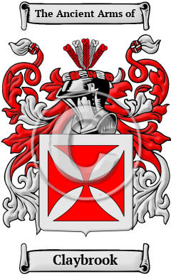 Claybrook Family Crest/Coat of Arms