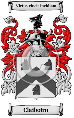 Claiboirn Family Crest/Coat of Arms