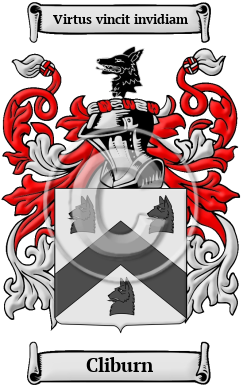 Cliburn Family Crest/Coat of Arms