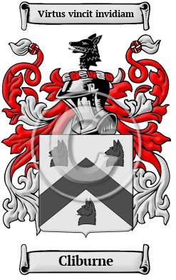 Cliburne Family Crest/Coat of Arms