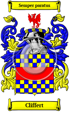Cliffert Family Crest/Coat of Arms