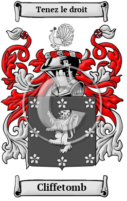 Cliffetomb Family Crest/Coat of Arms