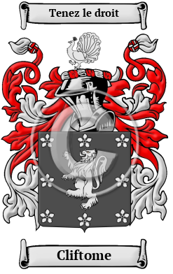 Cliftome Family Crest/Coat of Arms