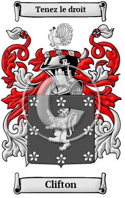 Clifton Family Crest/Coat of Arms