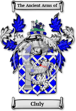 Cluly Family Crest Download (JPG) Legacy Series - 600 DPI