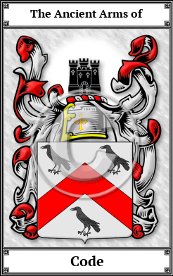 Code Family Crest Download (JPG)  Book Plated - 150 DPI