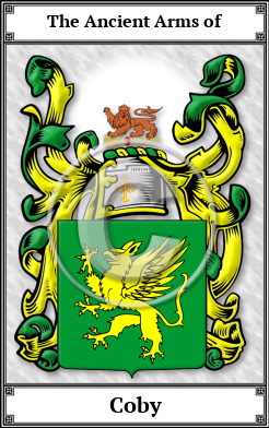 Coby Family Crest Download (JPG)  Book Plated - 150 DPI