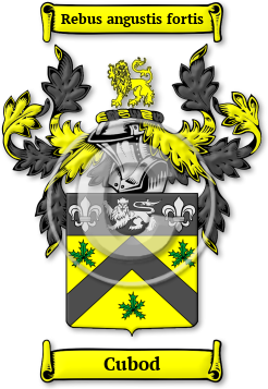 Cubod Family Crest Download (JPG) Legacy Series - 600 DPI