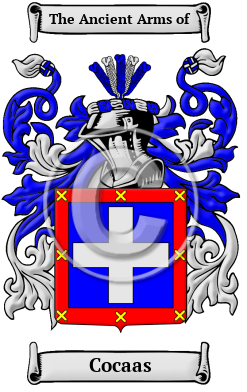 Cocaas Family Crest/Coat of Arms