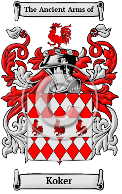 Koker Name Meaning, Family History, Family Crest & Coats of Arms