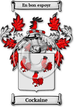 Cockaine Family Crest Download (JPG) Legacy Series - 600 DPI
