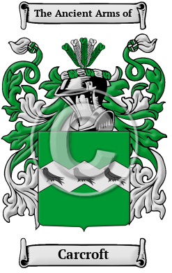 Carcroft Family Crest/Coat of Arms