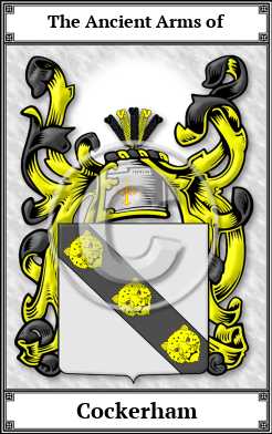 Cockerham Family Crest Download (JPG)  Book Plated - 150 DPI