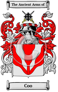 Coo Family Crest Download (JPG) Heritage Series - 600 DPI