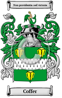 Coffer Family Crest/Coat of Arms