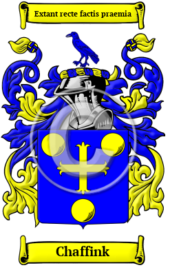 Chaffink Family Crest/Coat of Arms