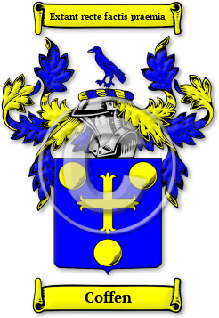 Coffen Family Crest Download (jpg) Legacy Series - 150 DPI