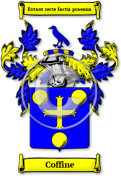 Coffine Family Crest Download (JPG) Legacy Series - 300 DPI