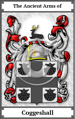 Coggeshall Family Crest Download (JPG)  Book Plated - 150 DPI