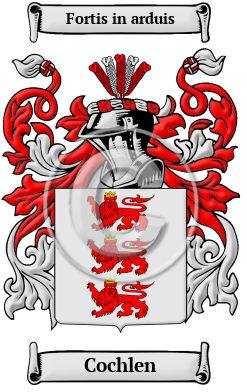 Cochlen Family Crest/Coat of Arms