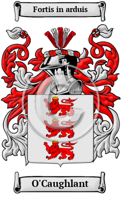 O'Caughlant Family Crest/Coat of Arms