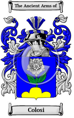 Colosi Family Crest/Coat of Arms