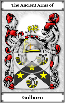Golborn Family Crest Download (JPG) Book Plated - 600 DPI