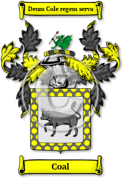 Coal Family Crest Download (JPG) Legacy Series - 600 DPI