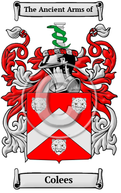 Colees Family Crest/Coat of Arms