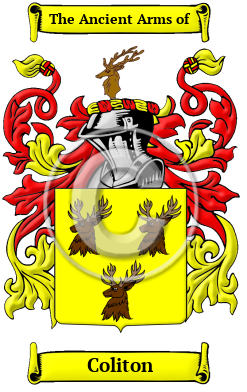 Coliton Family Crest/Coat of Arms