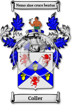 Coller Family Crest Download (jpg) Legacy Series - 150 DPI