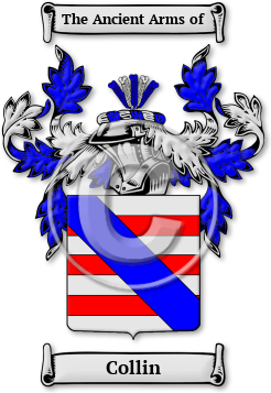 Collin Family Crest Download (jpg) Legacy Series - 150 DPI