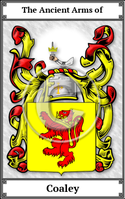 Coaley Family Crest Download (JPG)  Book Plated - 150 DPI