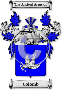 Colomb Family Crest Download (jpg) Legacy Series - 150 DPI