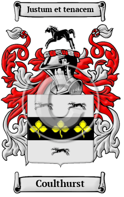 Coulthurst Family Crest/Coat of Arms