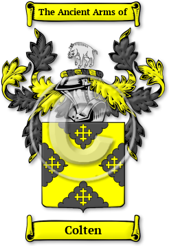 Colten Family Crest Download (jpg) Legacy Series - 150 DPI