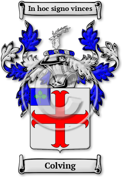 Colving Family Crest Download (JPG) Legacy Series - 600 DPI