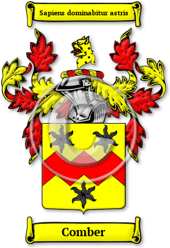Comber Family Crest Download (jpg) Legacy Series - 150 DPI