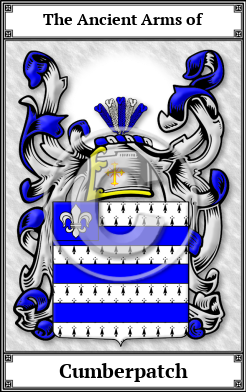 Cumberpatch Family Crest Download (JPG)  Book Plated - 150 DPI