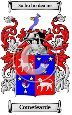 Comefearde Family Crest/Coat of Arms