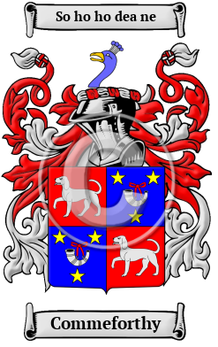 Commeforthy Family Crest/Coat of Arms