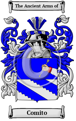 Comito Family Crest/Coat of Arms