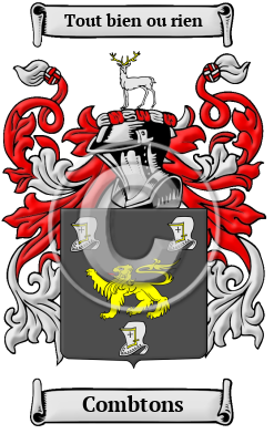 Combtons Family Crest/Coat of Arms