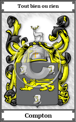 Compton Family Crest Download (JPG)  Book Plated - 150 DPI