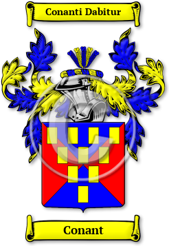 Conant Family Crest Download (jpg) Legacy Series - 150 DPI