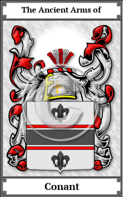 Conant Family Crest Download (JPG) Book Plated - 600 DPI